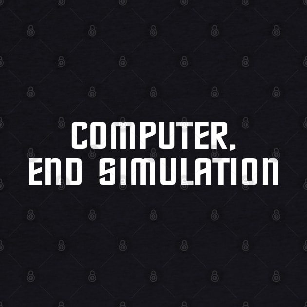 Computer, end simulation by NinthStreetShirts